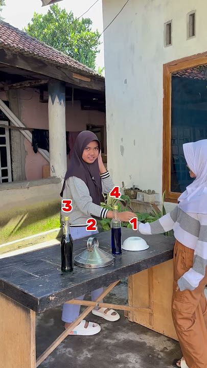 KOK ANEH🧐… tes pendengaran Meiza, menyamakan suara pukulan botol mangkuk yang dipukul Ria #shorts