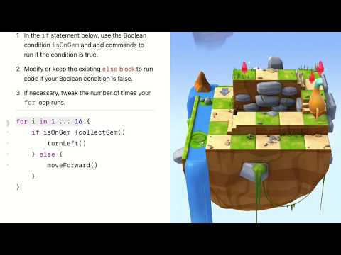 Conditional climb swift playground