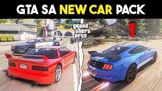 GTA Sa Car Pack Replaces All Cars | GTA San Andreas Car Pack | GTA San Andreas New Vehicles Pack