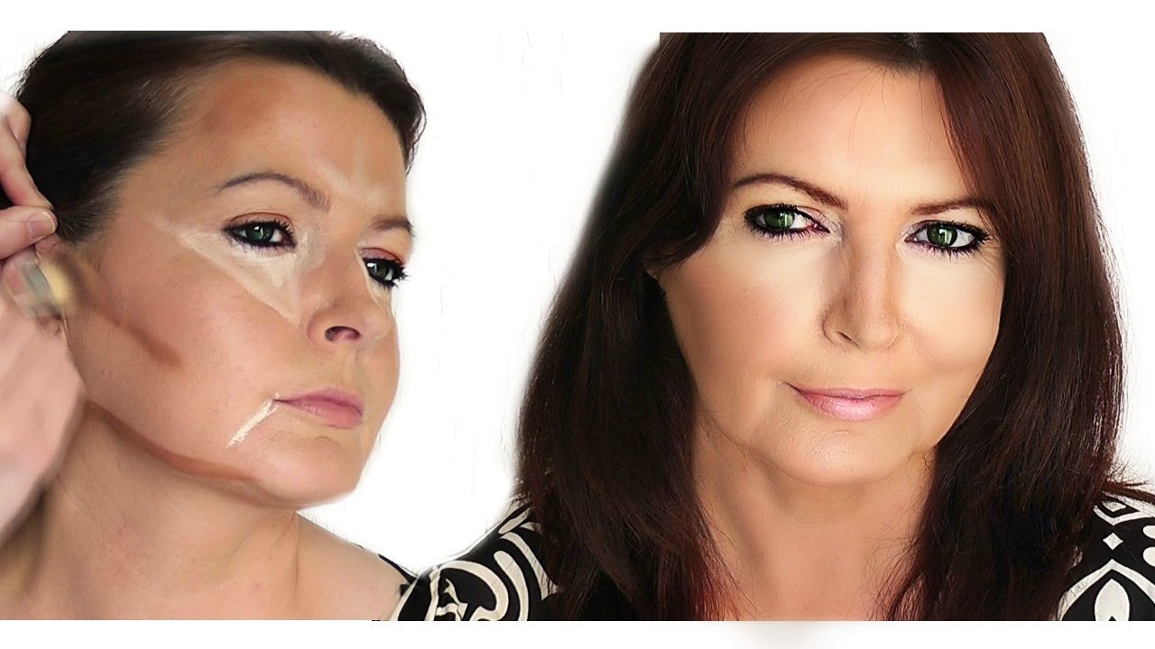 Contouring and Highlighting Mature Face Shape image