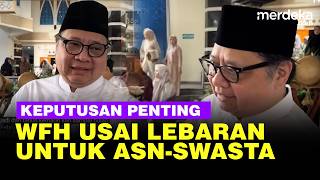 Keputusan Penting, Airlangga Tegaskan WFH Berlaku Usai Lebaran untuk ASN Hingga Swasta
