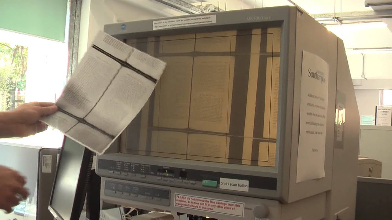 How to Use Microfiche 