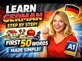 Learn German Step by Step – Your First 50 Words Made Simple