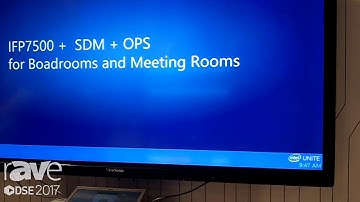DSE 2017: ViewSonic Exhibits IFP75000 and Intel SDM Module