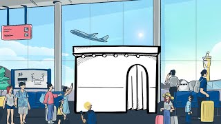 [인천공항] 지구여행자의 금빛 여행기록소 ‘지.금.여.기’ 티징 영상 공개!🪄 공항에 등장한 부스의 정체는?