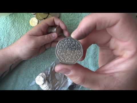 Nice Rare Find - £100 In 50p Coins - UK Coin Hunter