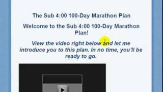 Marathon Training - the 100 Day Plan