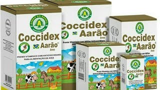 COCCIDEX ! PREMIX VITAMÍNICO COM ADITIVO ANTICOCCIDIANO , ÓTIMO PREVENTIVO