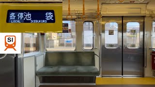 【走行音】西武池袋線 新2000系2073F(後期形 • 8両編成)「界磁チョッパ制御+直流複巻電動機」飯能〜入間市 区間(飯能始発 各停 池 袋 行)