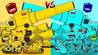 Эволюция гибридов Золотая Дора vs Алмазная Дора - Мультики про танки