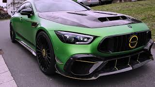 4k video 2023 Mercedes AMG GT 63 S E  |  New High Perfomance GT by Mansory!