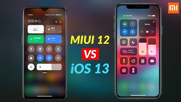 MIUI 12 VS iOS 13 - Quick Comparison 🔥🔥🔥