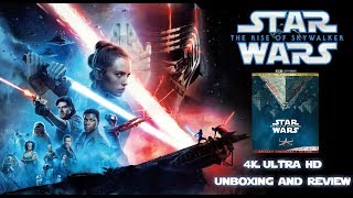 STAR WARS: THE RISE OF SKYWALKER - 4K ULTRA HD BLURAY UNBOXING AND REVIEW!