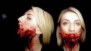 Exploded Jaw - SFX Makeup Tutorial