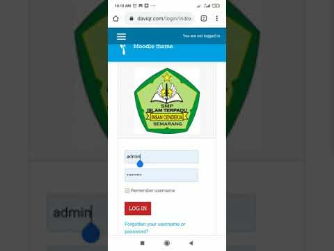 Tutorial login ke kelas online https://daviqr.com