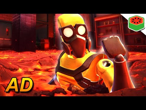 It's Hot Lava except the ground is actually lava - YouTube