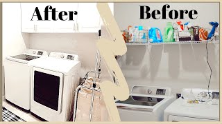 LAUNDRY ROOM MAKEOVER | LAUNDRY ROOM ORGANIZATION | EXTREME MAKEOVER | HOME RENOVATIONS