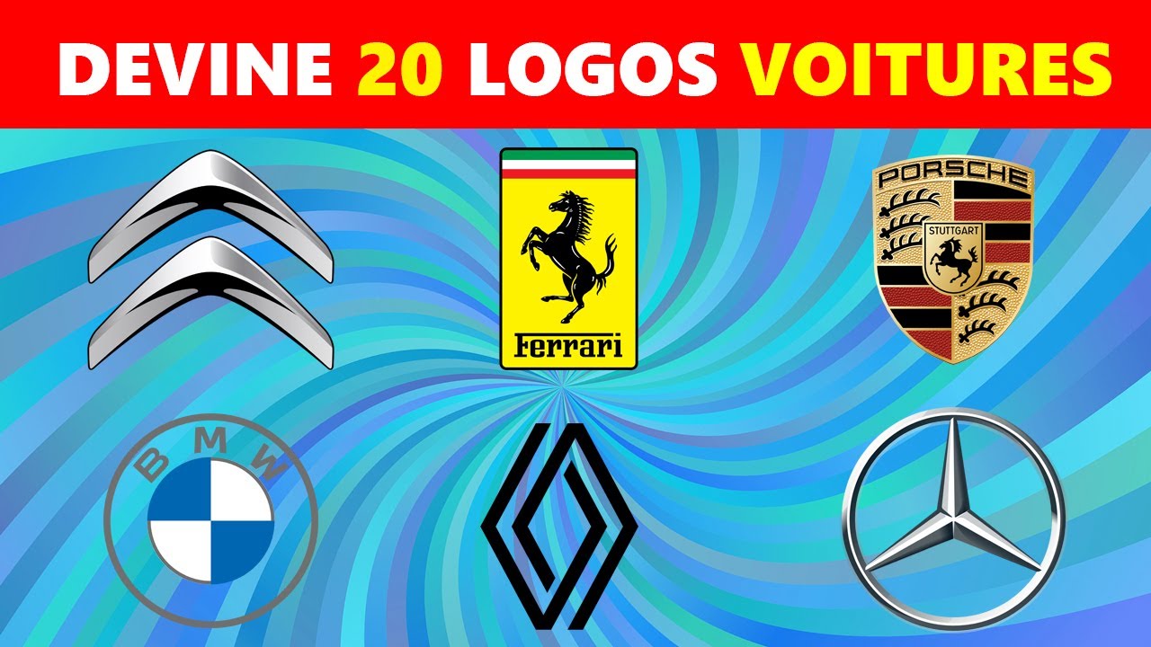 QUIZ DEVINE CES 20 LOGOS DE MARQUES DE VOITURES 🚗 - QUIZ NIVEAU FACILE ...