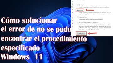 Cómo solucionar el error de no se pudo encontrar el procedimiento especificado en Windows 11