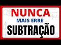 NUNCA MAIS ERRE SUBTRAÇÃO!!VAMOS CALCULAR SUBTRAÇÃO PESSSOAL, AULA COM DICAS SUPER UTEIS.