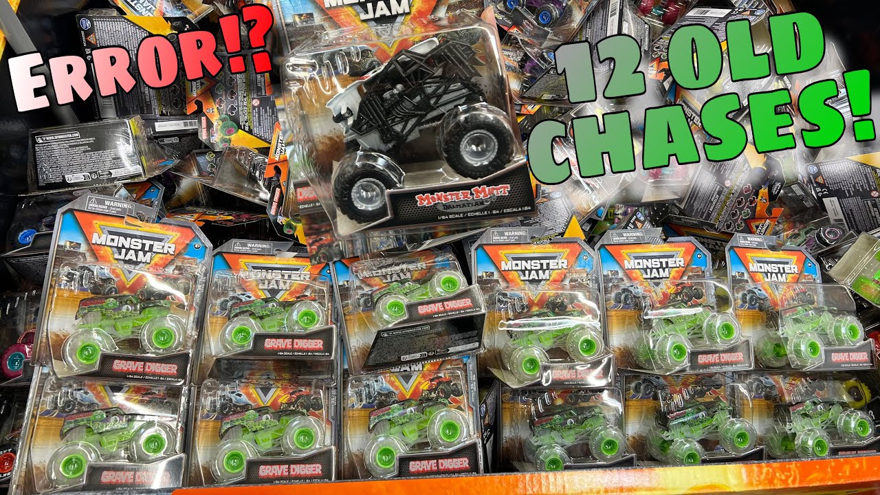 I FOUND 12 Old Monster Jam Diecast CHASES From Series 35! NEW