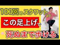【一生歩きたいならこれ】スクワットや散歩をするよりも死ぬまで自分の足で歩けるこの2つの足上げ運動