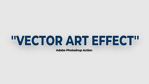 How to make Vector Art Effect in Photoshop(Without Pen Tool)