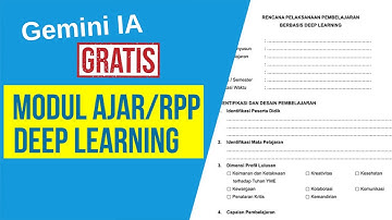 RPP DEEPLEARNING PAKAI GEMINI IA FREE