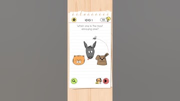 Brain Test 4 Tricky Friends LEVEL 1 Walkthrough with commentary