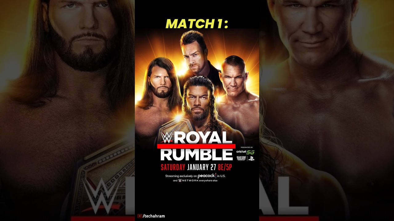 ROYAL RUMBLE 2024 MATCH CARD | 
