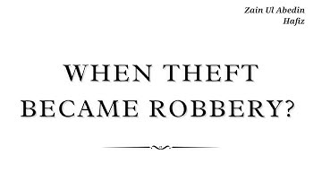 When Theft Became Robbery? | PPC