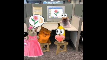 Baby Banana Cat School Day 😺❤️ #catmemes #cat #shorts #fyp #bananacat