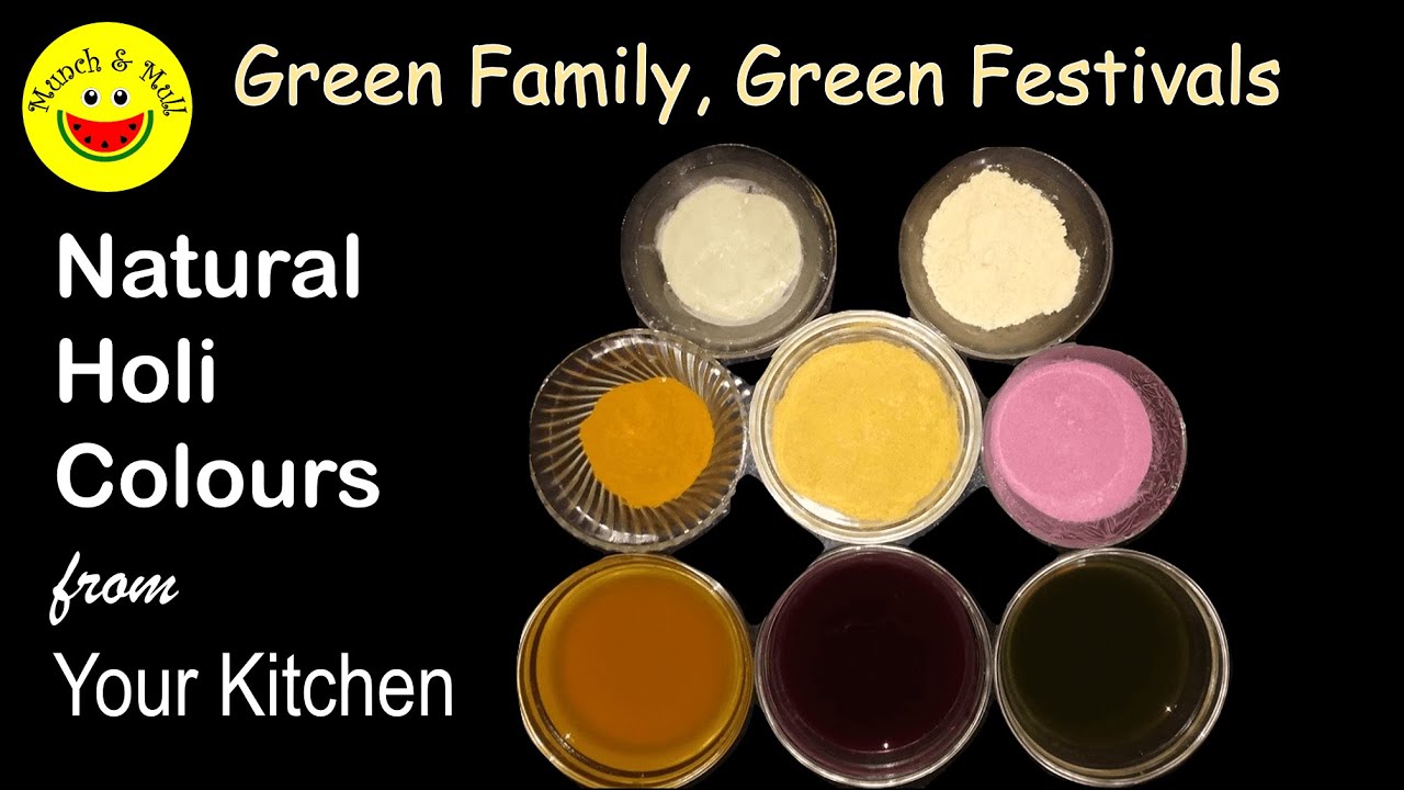 How to make Organic Holi Colours Eco friendly holi colours in 2020