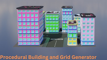 Blender: Procedural Building and Grid Generator