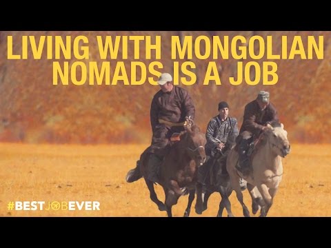Living With Mongolian Nomads | Best Job Ever