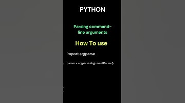 Python - Parsing Command Line Arguments #python, #programming, #coding, #shorts, #trending, #fyp