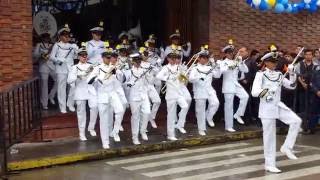 Salida del Colegio San Sebastian Desfile 15 de Septiembre 2016