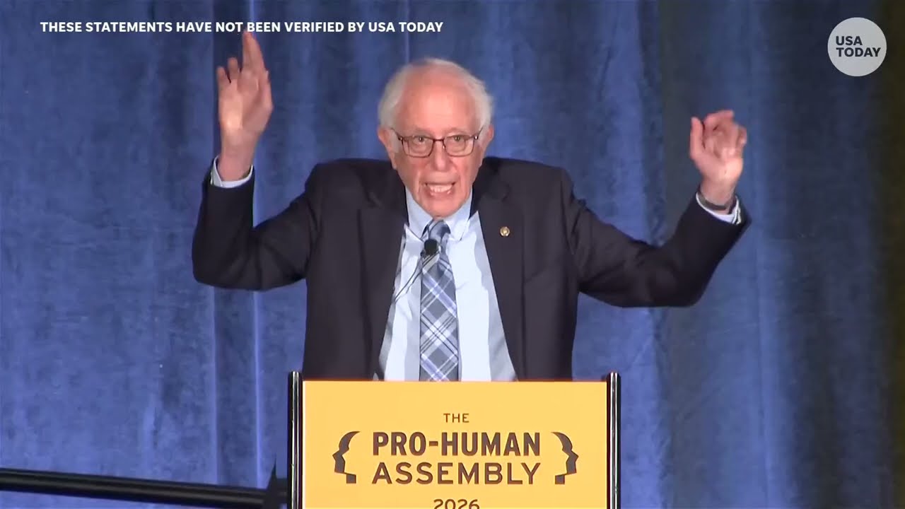 Bernie Sanders speech slams AI as 'dangerous' and scolds Donald Trump for data center poli