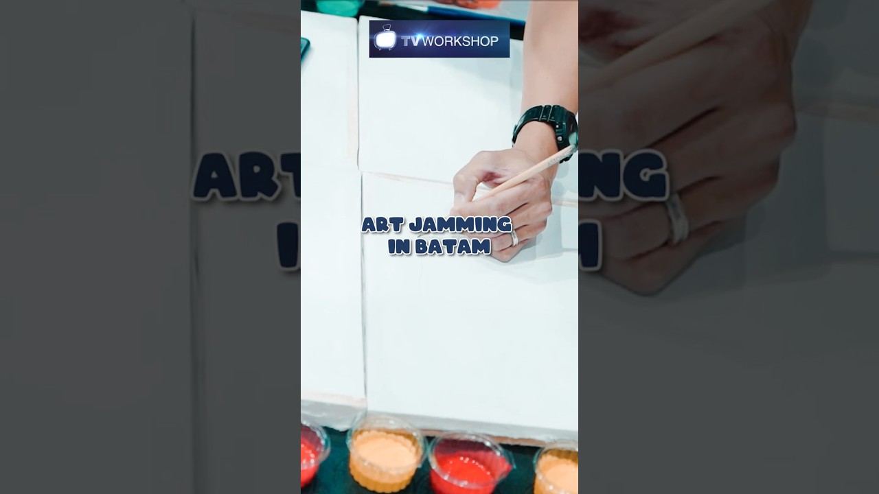 🎨 Ninja Van Team Building in Batam – Art Jamming with a Twist! 🥷🖌️ 