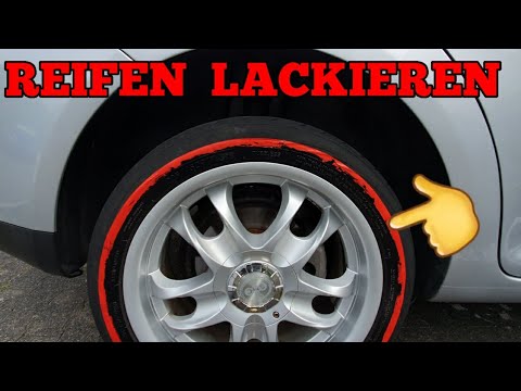 Reifen lackieren besser als Reifenpflegeprodukte ????? winterreifen -  YouTube
