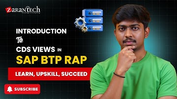 Introduction to CDS Views in SAP BTP RAP | ZaranTech