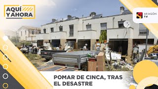 Pomar de Cinca, tras el desastre