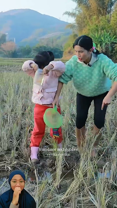 Bocil Menangkap Ikan di Sawah 😍 #funny #dubbing #shorts