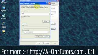 Home Group Setup in Windows XP