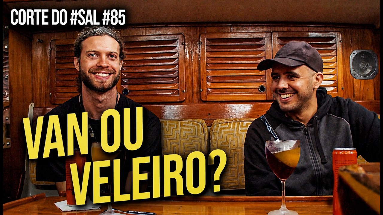 ⁣Van ou veleiro? Dois irmãos rumo ao Canadá numa van | Corte do #SAL #85