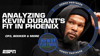 How will KD \& the Suns' chemistry differ from Kyrie \& Luka in Dallas? | Howdy Partners