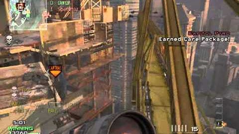 My First Trick shot on Mw3
