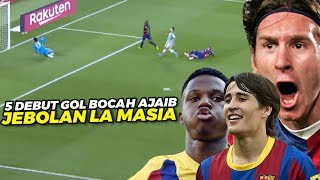 Kalian wajib tahu !! inilah debut gol dari 5 pemain muda barcelona