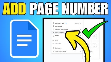 How To Add Page Numbers in Google Docs Starting From Specific Page