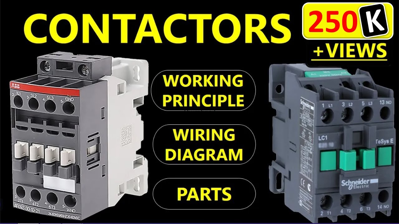 What is Contactor? | All About Contactors | Wiring Diagram - YouTube